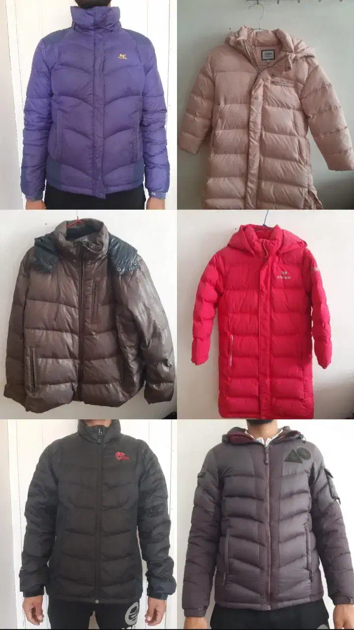 کاپشن پر سنگین مردانه و زنانه|کوهنوردی و کمپینگ|تربت‌حیدریه, شهرک ولیعصر|دیوار