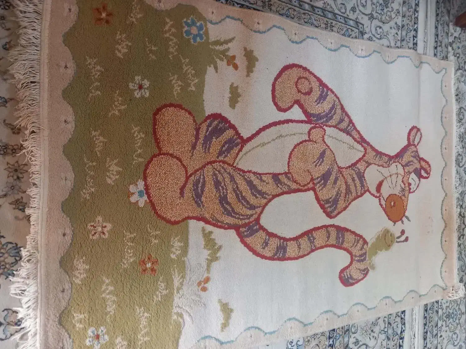 فرش طرح برجسته کودک یک در یک و نیم|فرش|قائم‌شهر, |دیوار