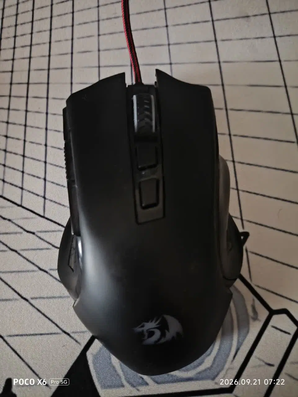 موس Red Ragon  M607|قطعات و لوازم جانبی رایانه|کرج, مصباح|دیوار