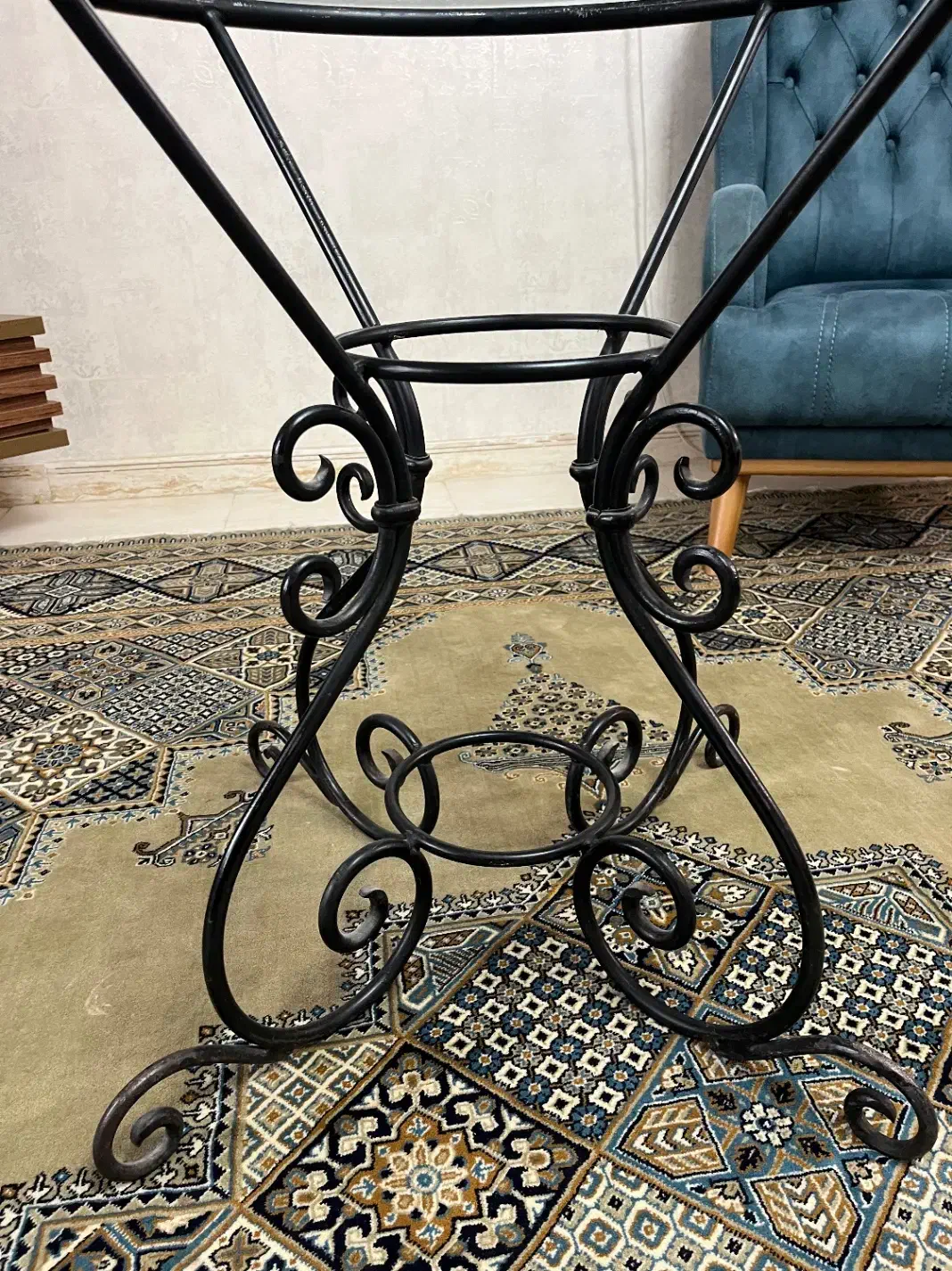 میز شیشه گرد|میز و صندلی غذاخوری|بندرعباس, |دیوار