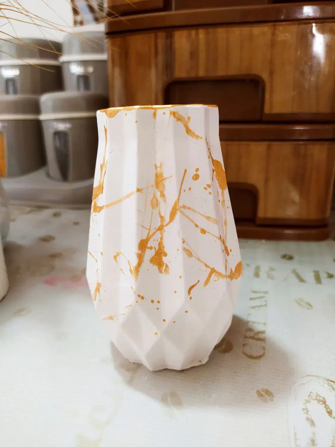 گلدان وخوشه گندم|صنایع دستی و سایر لوازم تزئینی|ارومیه, |دیوار