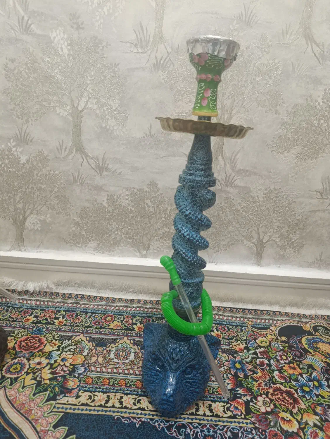 قلیان|صنایع دستی و سایر لوازم تزئینی|قم, قلعه کامکار|دیوار