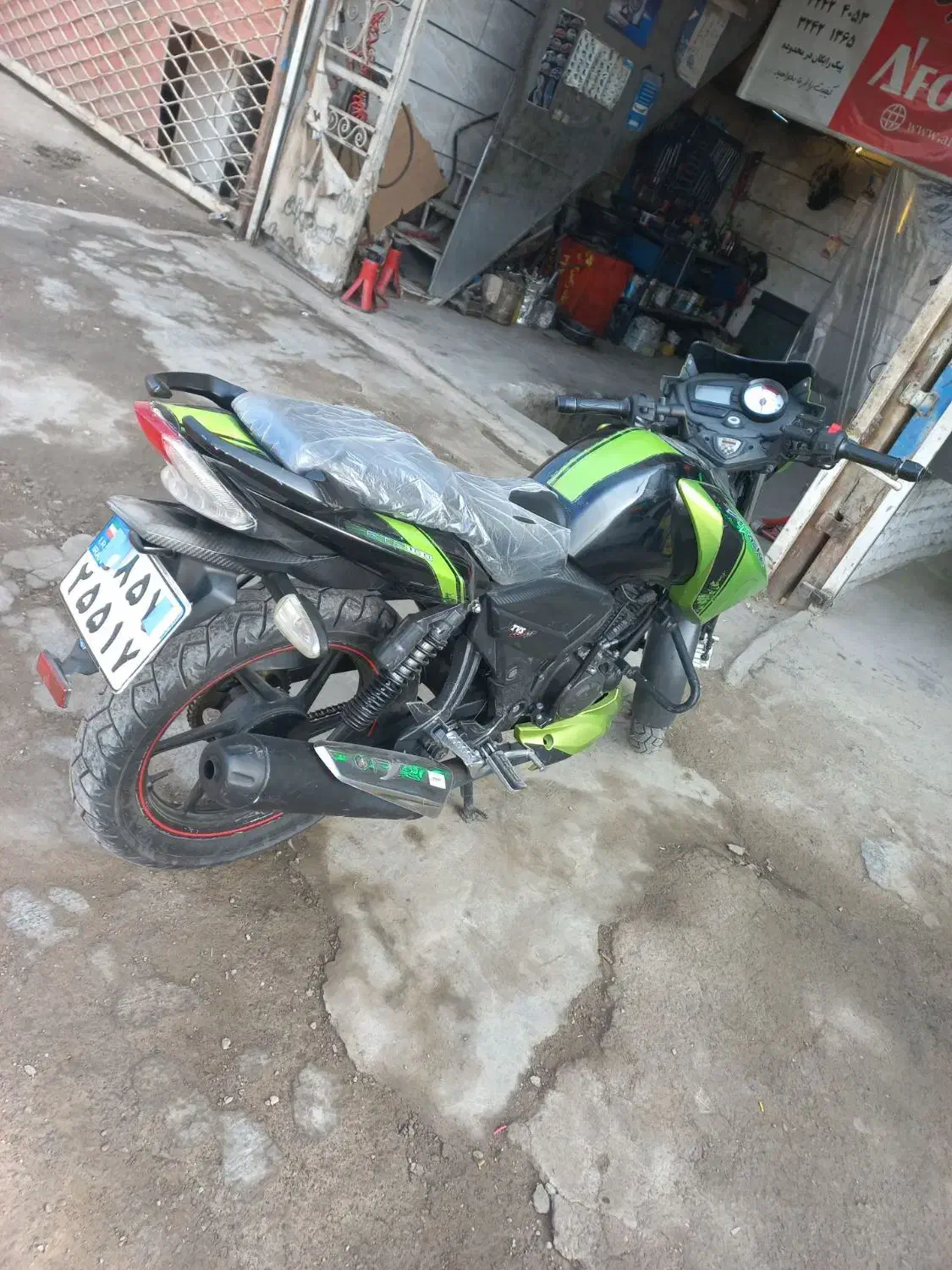 آپاچی مدل۹۴ تمیز مدارک کامل|موتورسیکلت|مشهد, پنجتن|دیوار