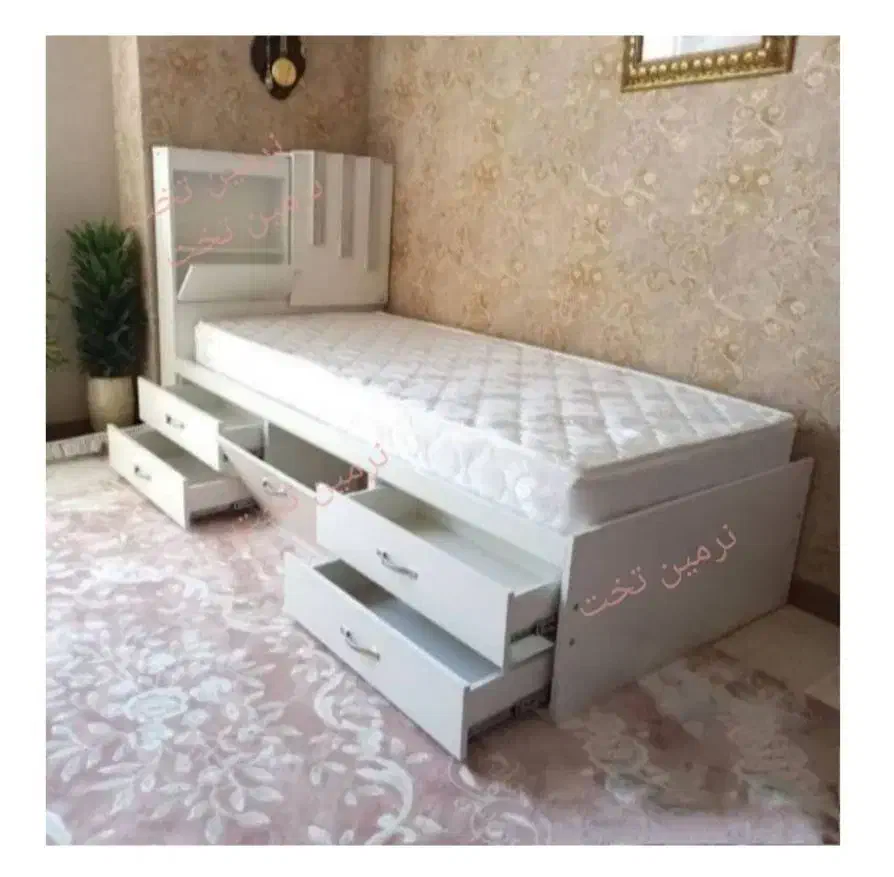 تخت خواب تکنفره ++ مخصوص نوجوان|تشک تختخواب|کرج, ساسانی (قلمستان)|دیوار