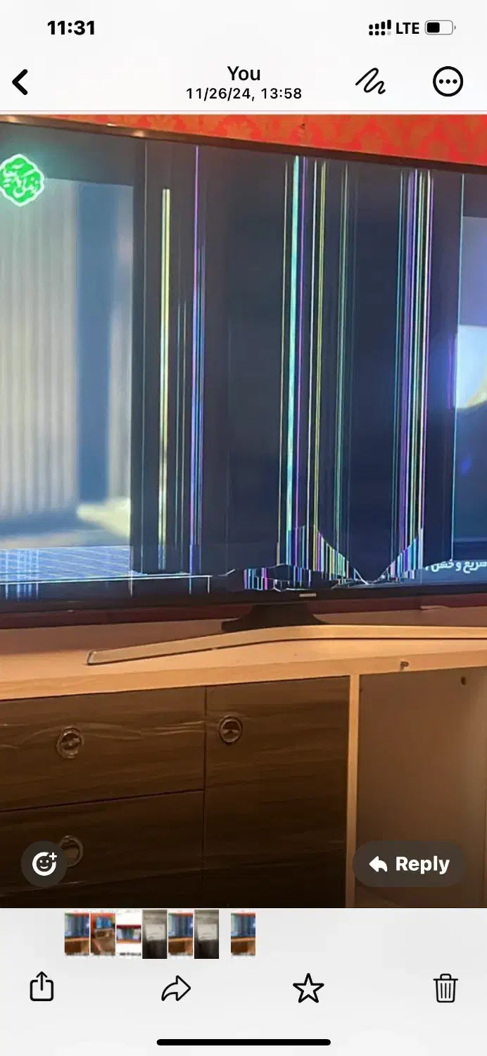 تلویزیون سامسونگ55 اینچ در حد نو|تلویزیون و پروژکتور|تهران, جردن|دیوار