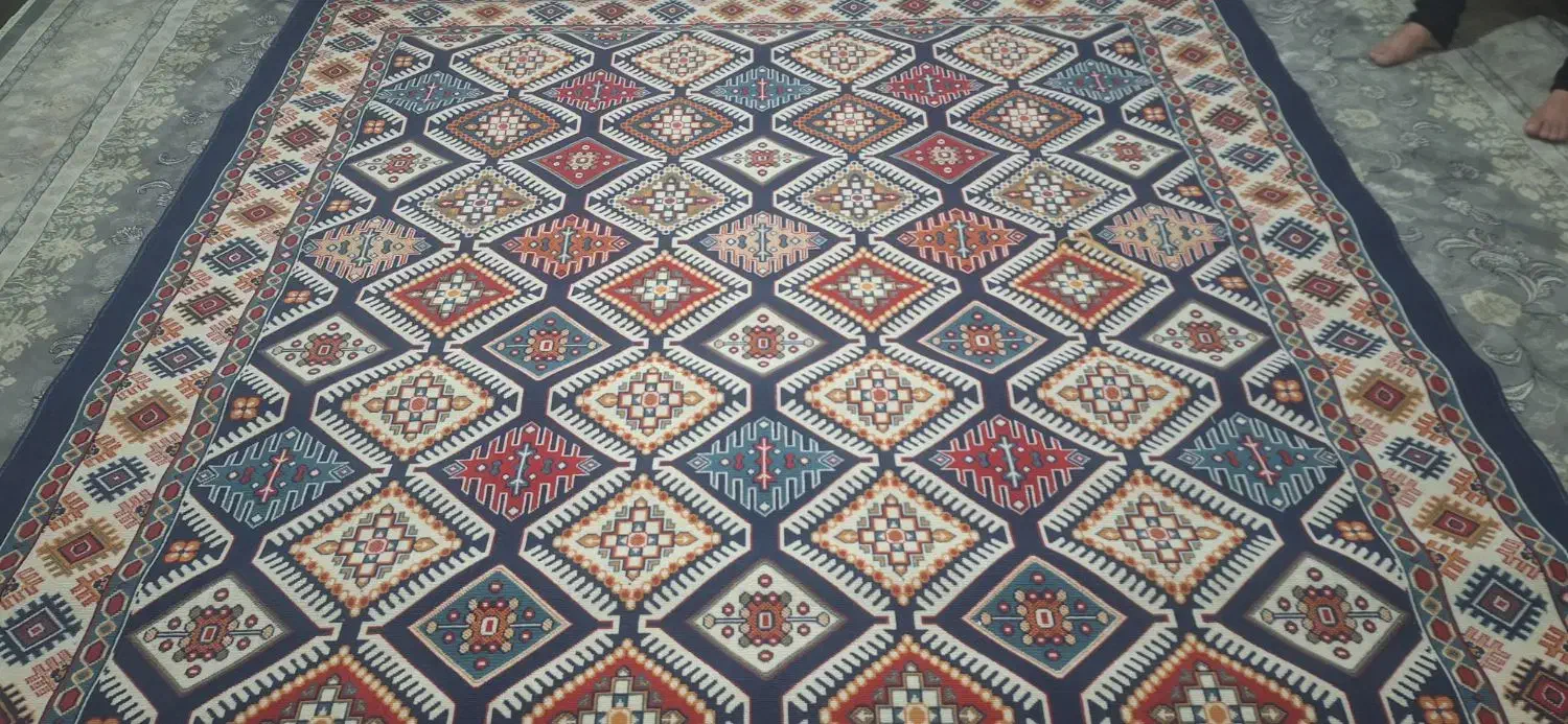 گلیم فرش ۹ متری|گلیم، جاجیم، گبه|قزوین, |دیوار