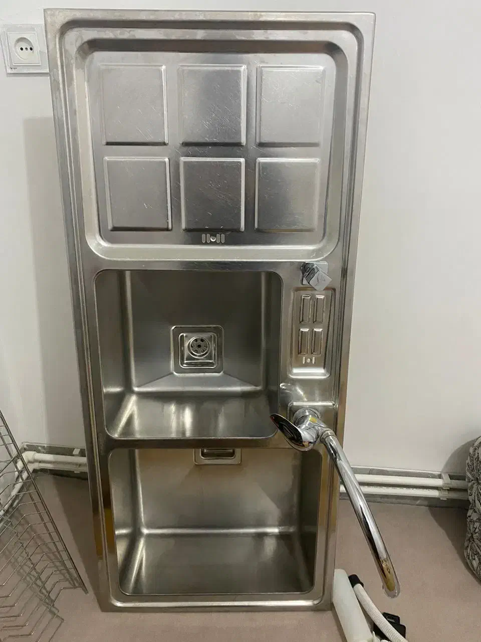 قالی|آب‌چکان و نظم‌دهنده ظروف|جوانرود, |دیوار