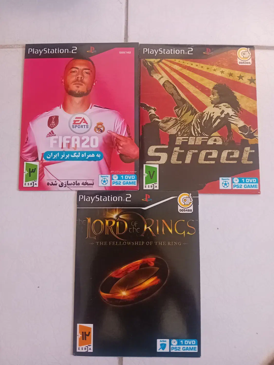 فروش تعدادی بازی ps2 در حد نو|کنسول، بازی ویدئویی و آنلاین|نجف‌آباد, مولوی شمالی|دیوار