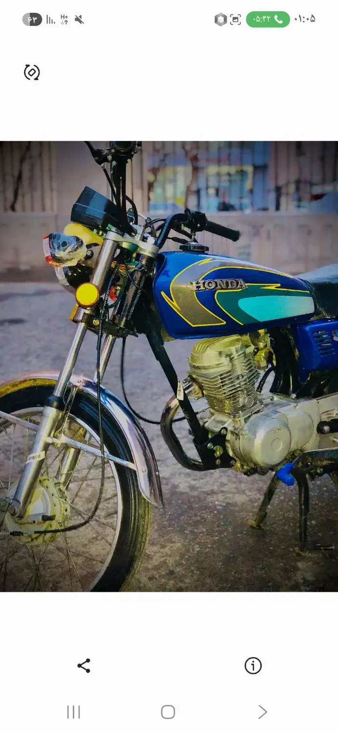 هندا ۱۲۵ مدل ۸۸|موتورسیکلت|اسلامشهر, مسکن مهر اسلاشهر (شهرک امام خمینی)|دیوار