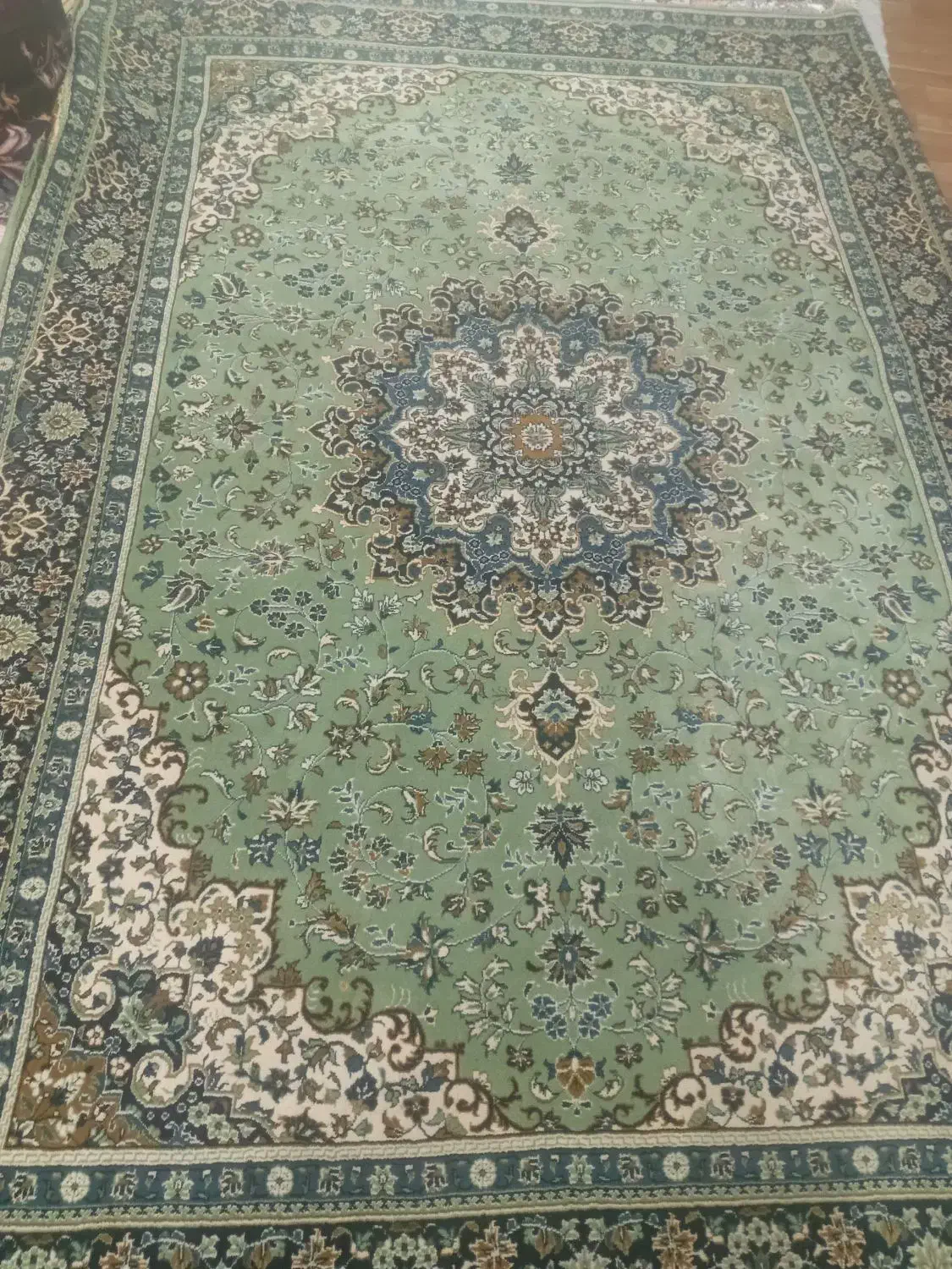 فرش ۶متری سبز دو عدد|فرش|اردبیل, |دیوار