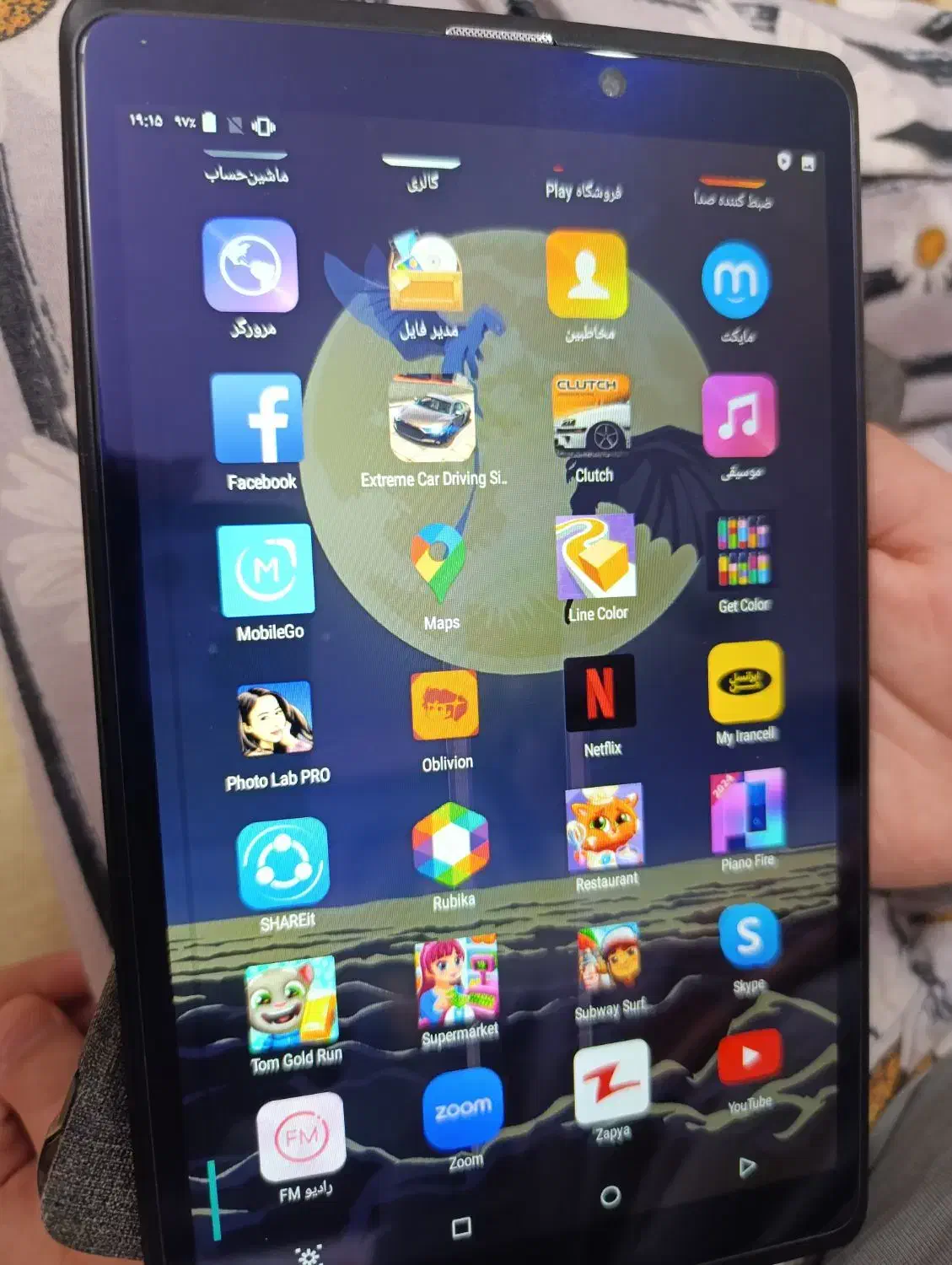 تبلت سالم بدون خط و خش|تبلت|گلبهار, شهر جدید گلبهار|دیوار