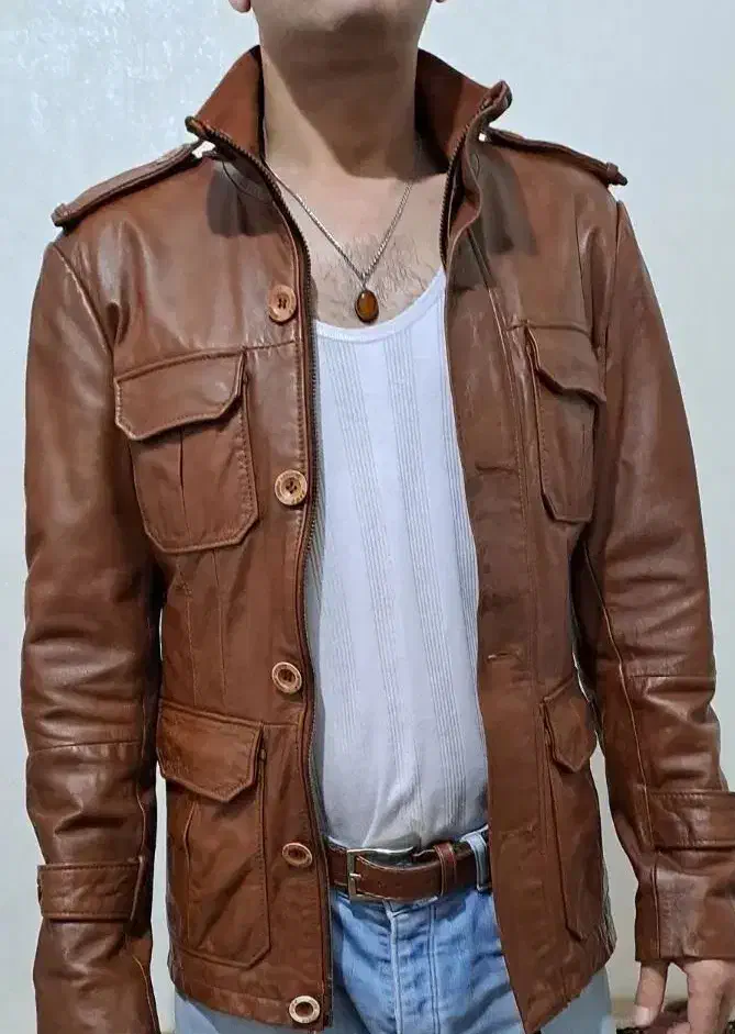 کاپشن چرم برند نوین چرم|لباس|فشاپویه, |دیوار