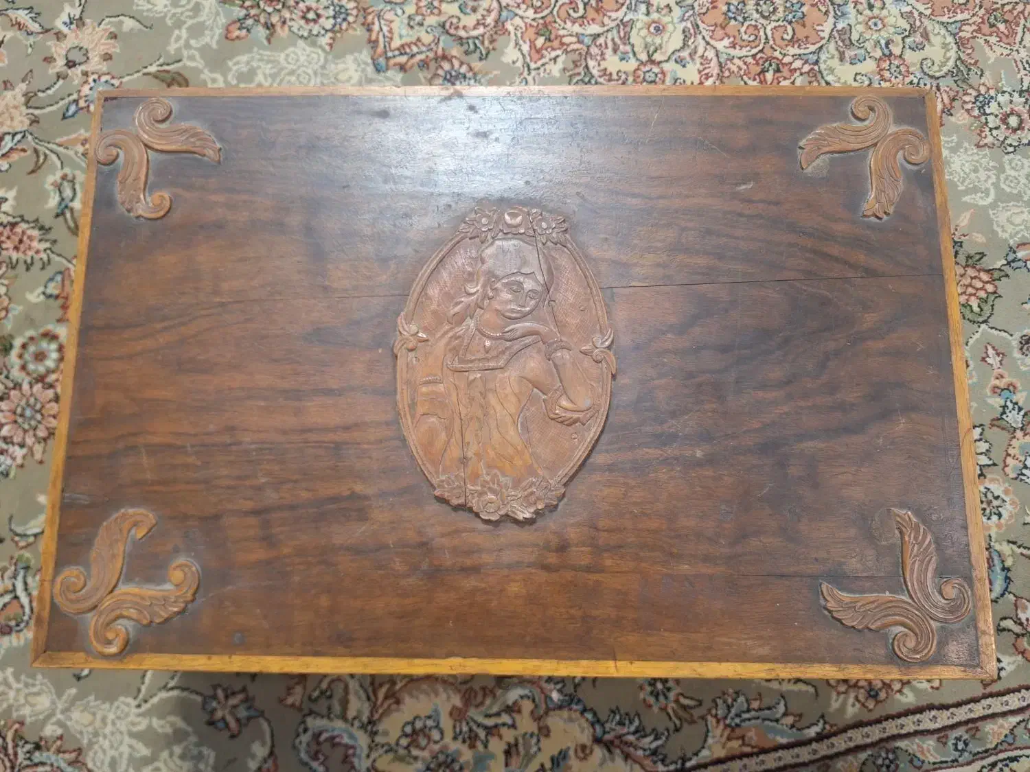 صندوق چوبی قدیمی|کلکسیون اشیاء عتیقه|تهران, وحیدیه|دیوار