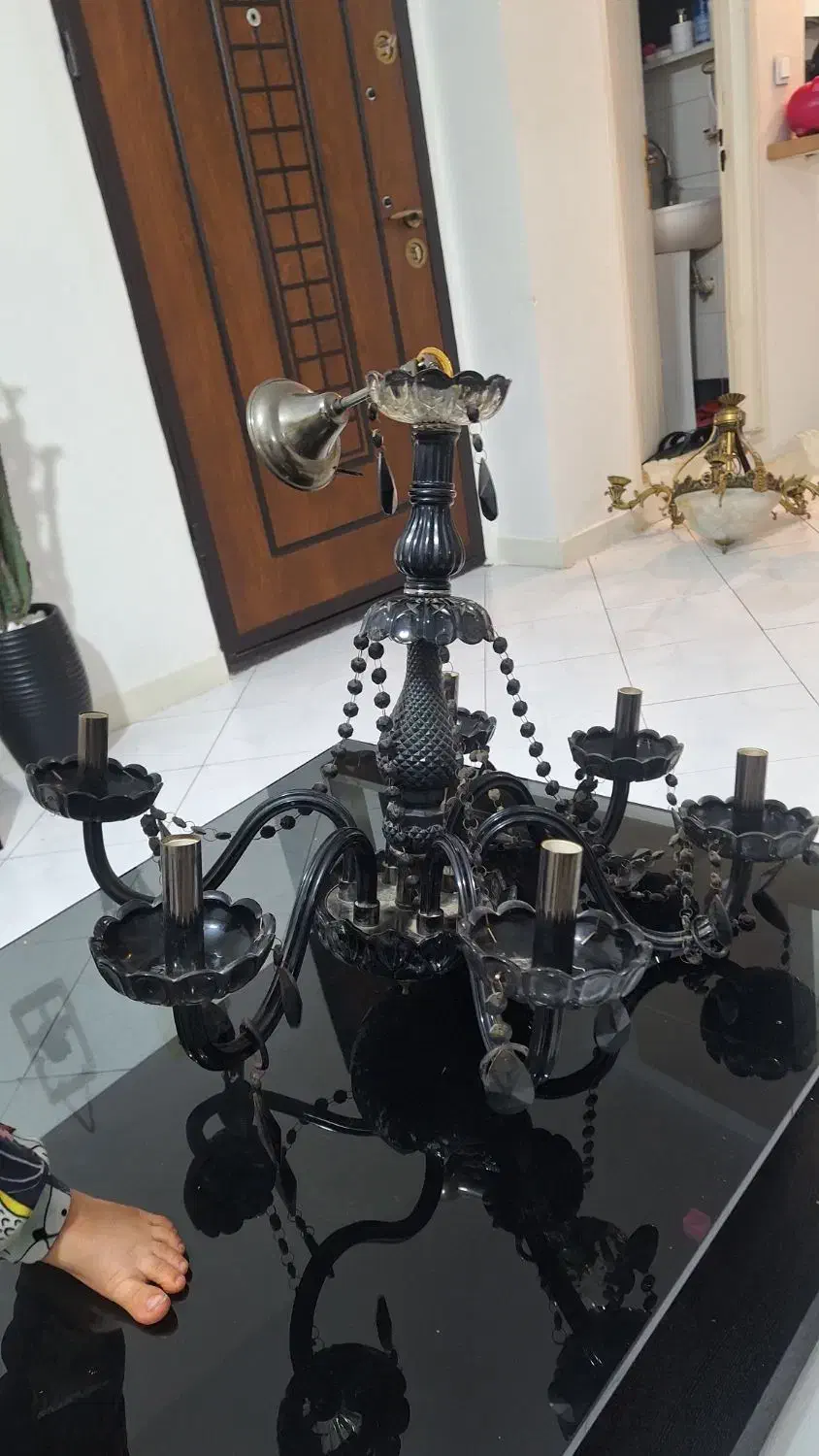 لوستر بلور|لوستر و چراغ آویز|کرج, حسینآباد|دیوار