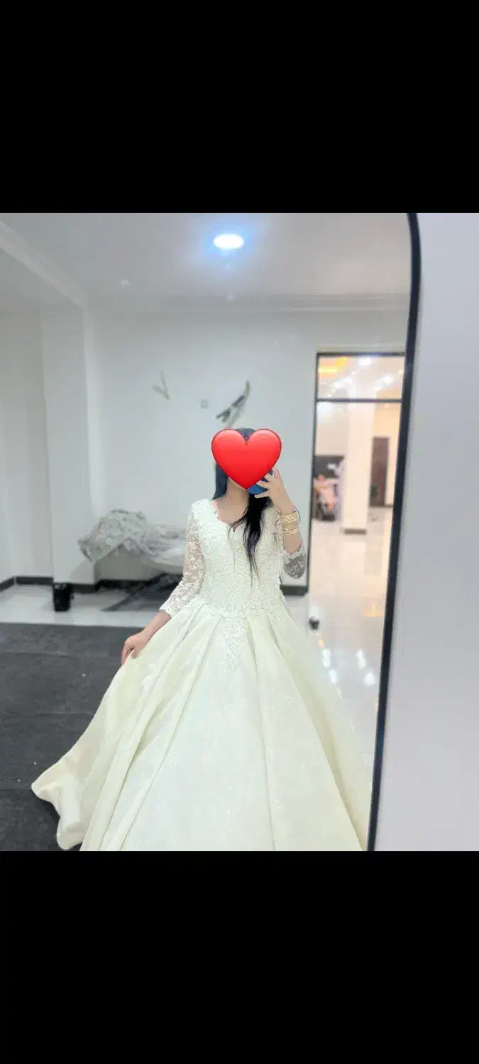 لباس عروس آستین دار|لباس|میناب, |دیوار