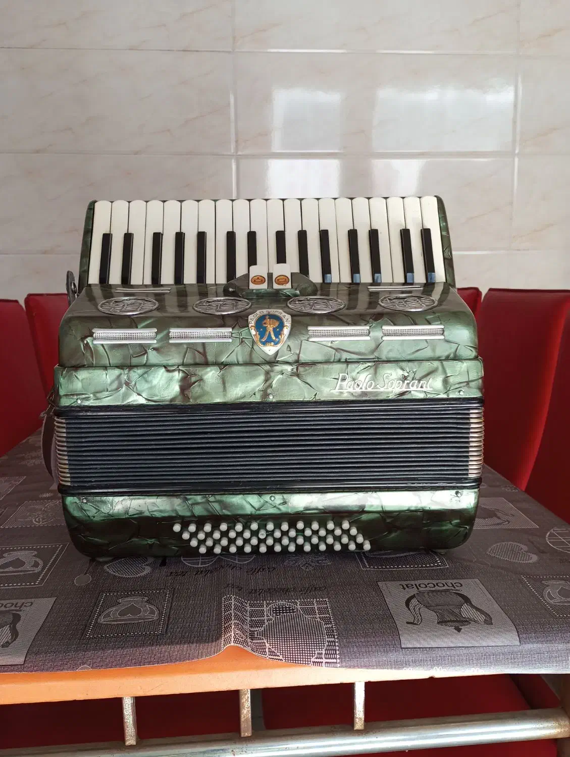 آکاردیون ایتالیایی سوپران 48باس|پیانو، کیبورد، آکاردئون|ارومیه, |دیوار