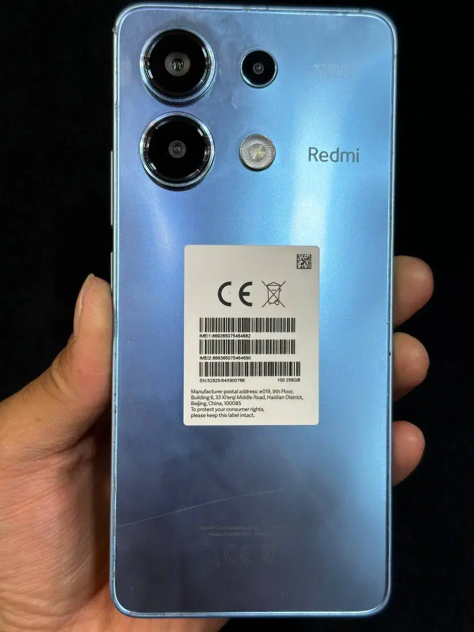 گوشی شیامی نوت۱۳ رم۸حافظه۲۵۶ تمیز|موبایل|مشهد, ایثار|دیوار