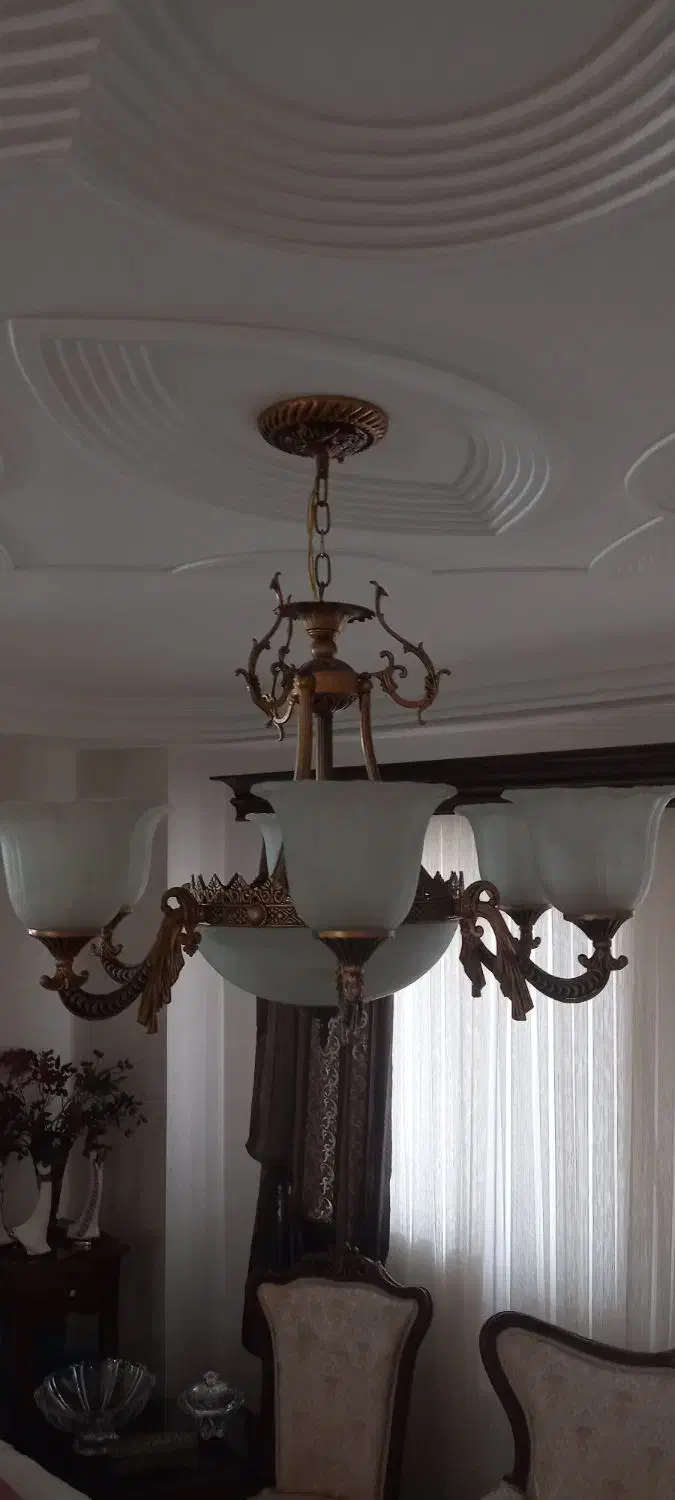 لوستر برنز|لوستر و چراغ آویز|رشت, دیلمان|دیوار