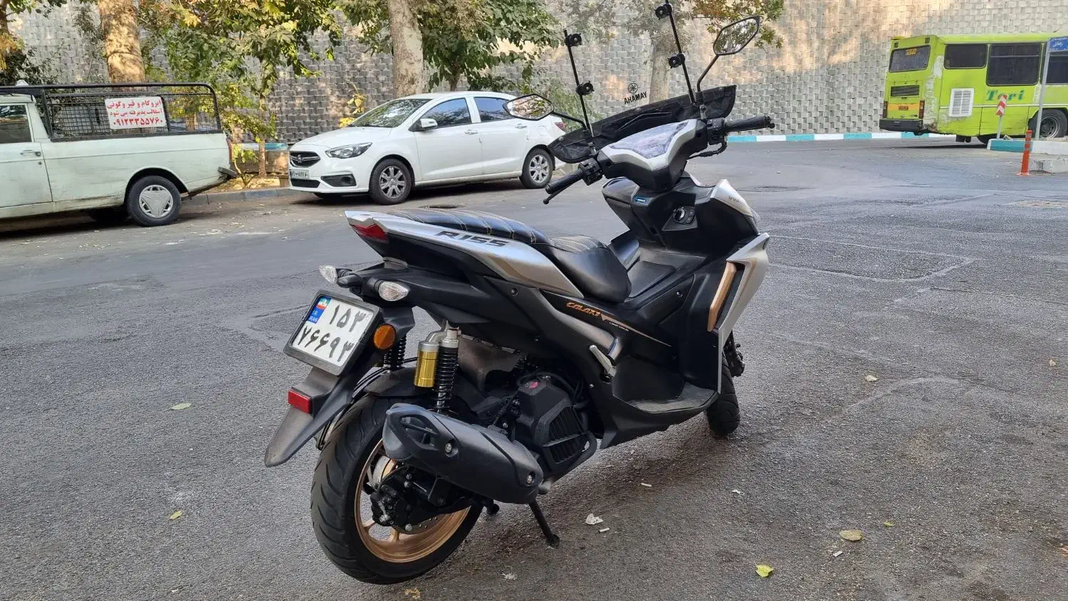 موتور گلکسی R 155 طرح آیروکس نیروموتور|موتورسیکلت|تهران, تسلیحات|دیوار