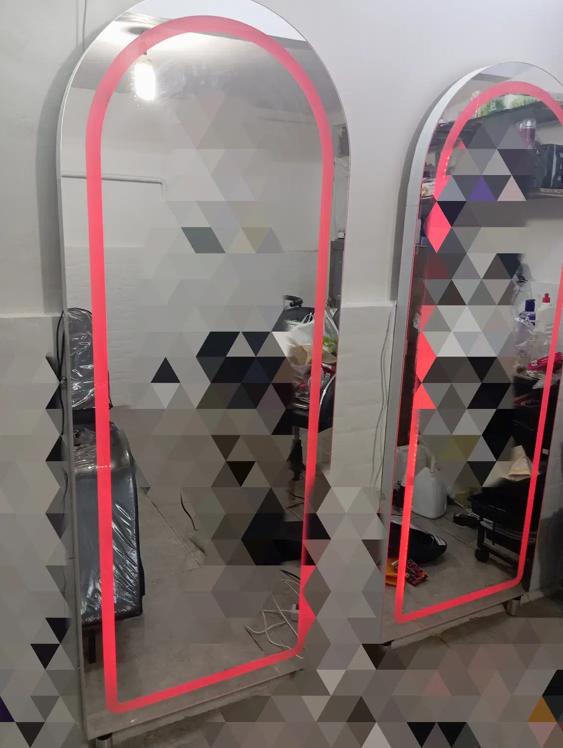 اینه بک لایت هفت رنگ یک جفت|آینه|آبیک, |دیوار