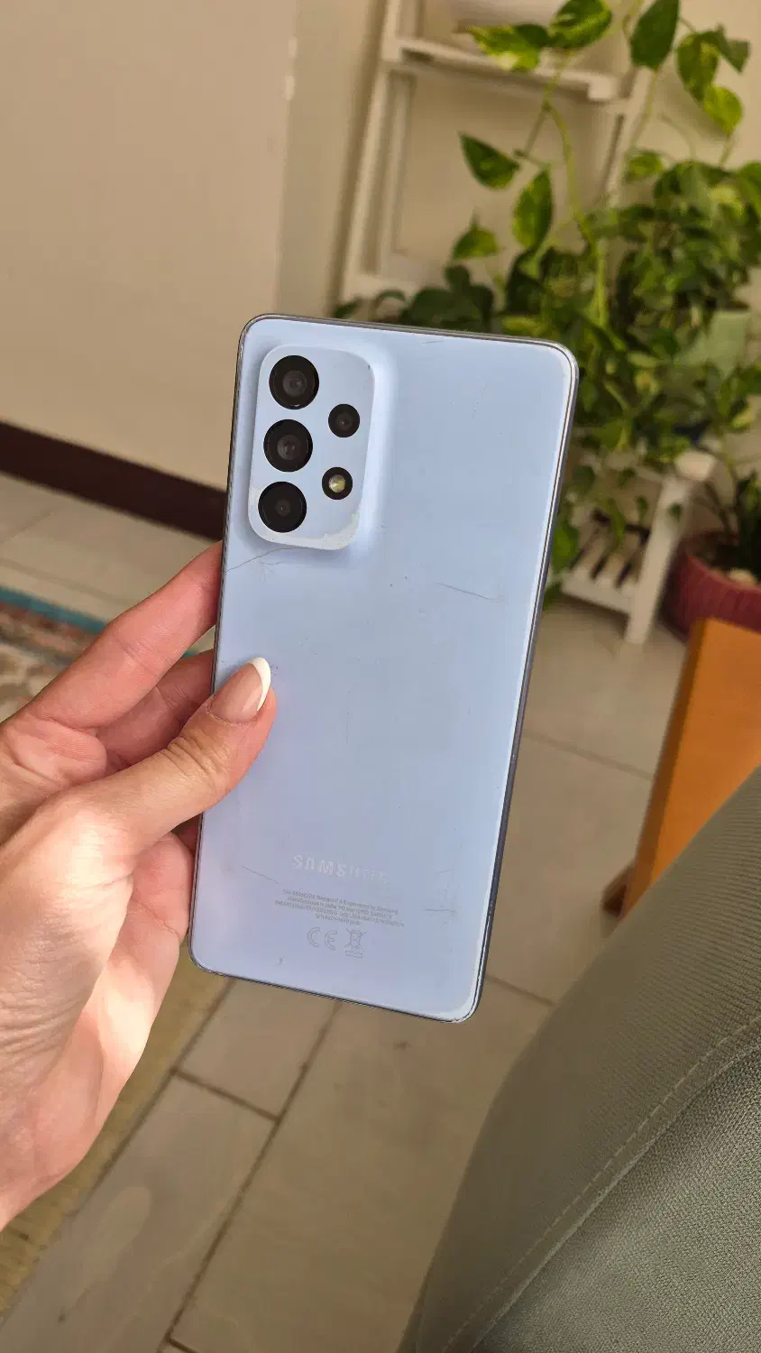 Galaxy A53 5g دوسیم کارت ۱۲۸ گیگ سالم. بدون تعمیر|موبایل|تهران, عباسآباد|دیوار