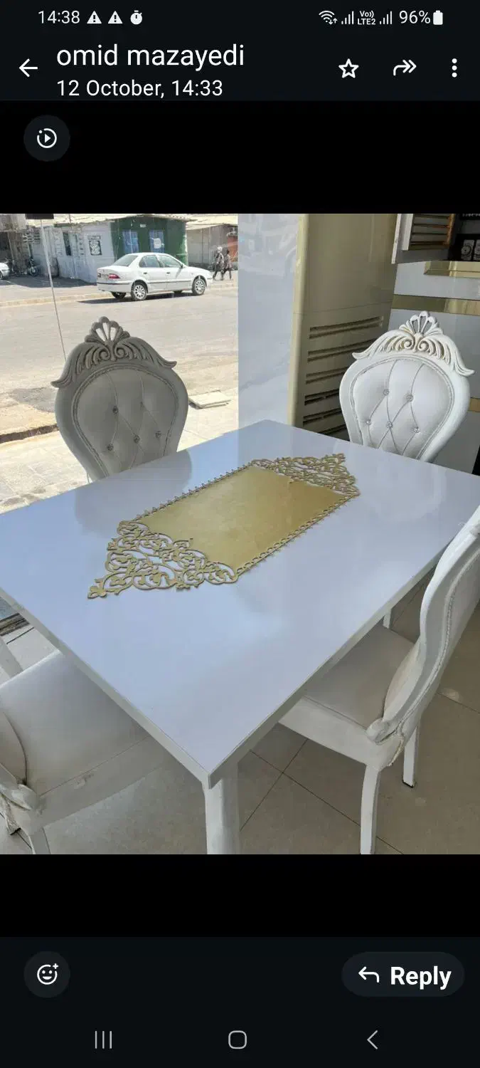 میز و صندلی نهار خوری در حد|میز و صندلی غذاخوری|اهواز, زندوکیلی|دیوار