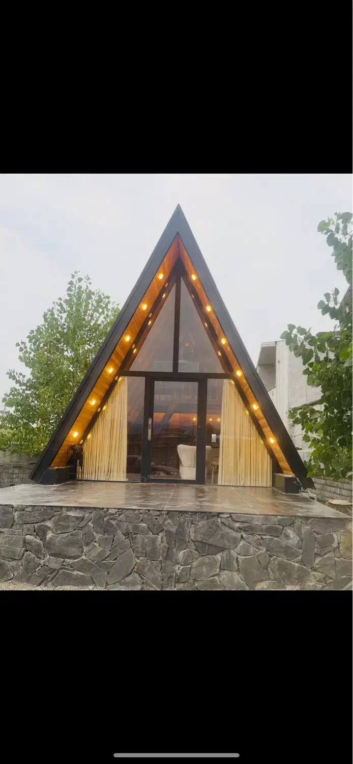 کلبه سوئیسی نوساز نور نزدیک دریا|اجارهٔ کوتاهمدت ویلا و باغ|نور, |دیوار