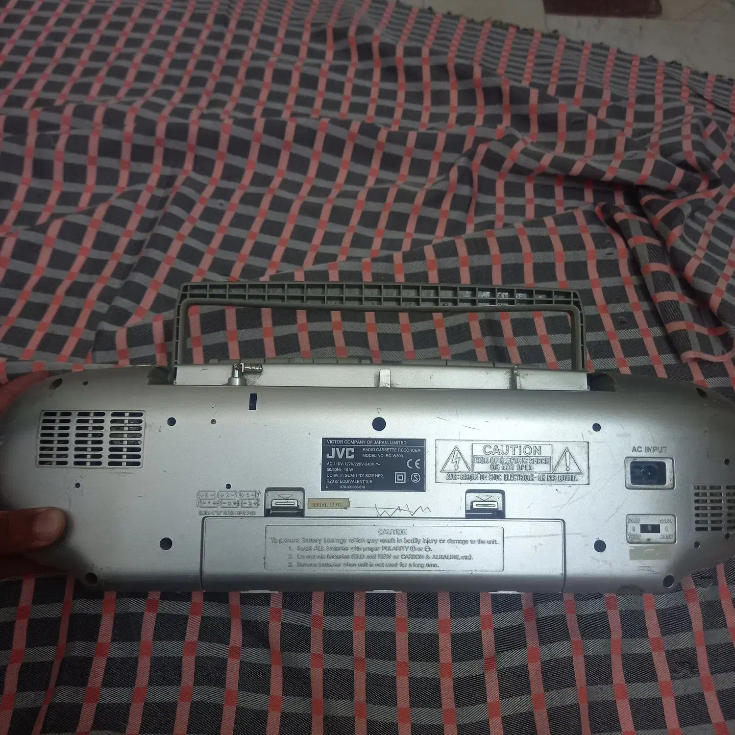 ظبط رادیو واکبند نوستالژی JVC|سیستم صوتی خانگی|تهران, تختی|دیوار