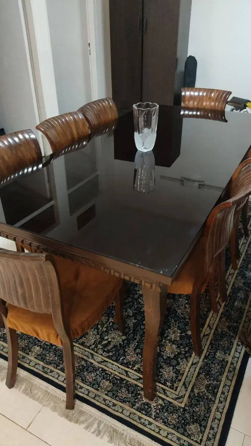 میز نهارخوری هشت نفره|میز و صندلی غذاخوری|تهران, شهرک هما|دیوار