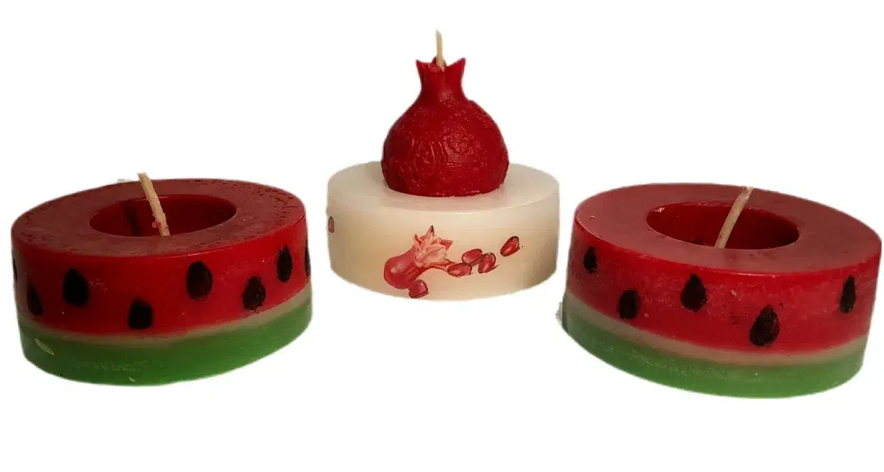 شمع های یلدایی و سنگ مصنوعی مجسمه|مجسمه، تندیس، ماکت|مشهد, هفت تیر (حافظ)|دیوار