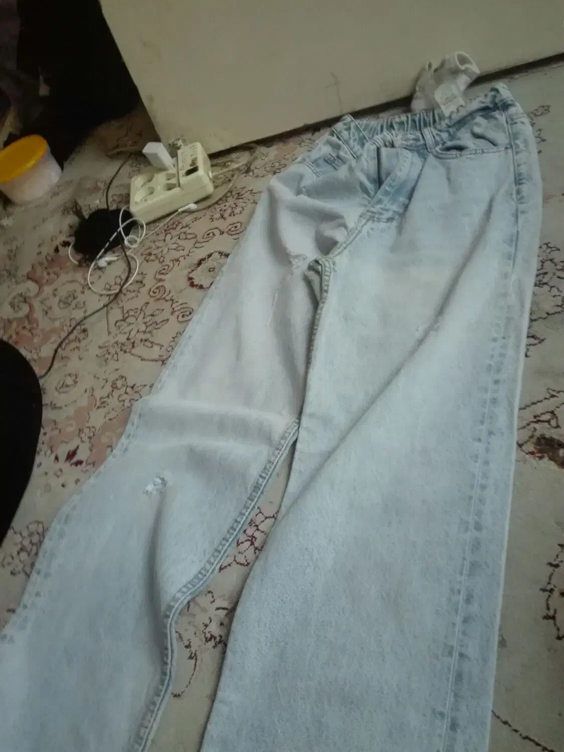 شلوار لی آبی رنگ بفروش میرسد|لباس|رباطکریم, رباطکریم|دیوار