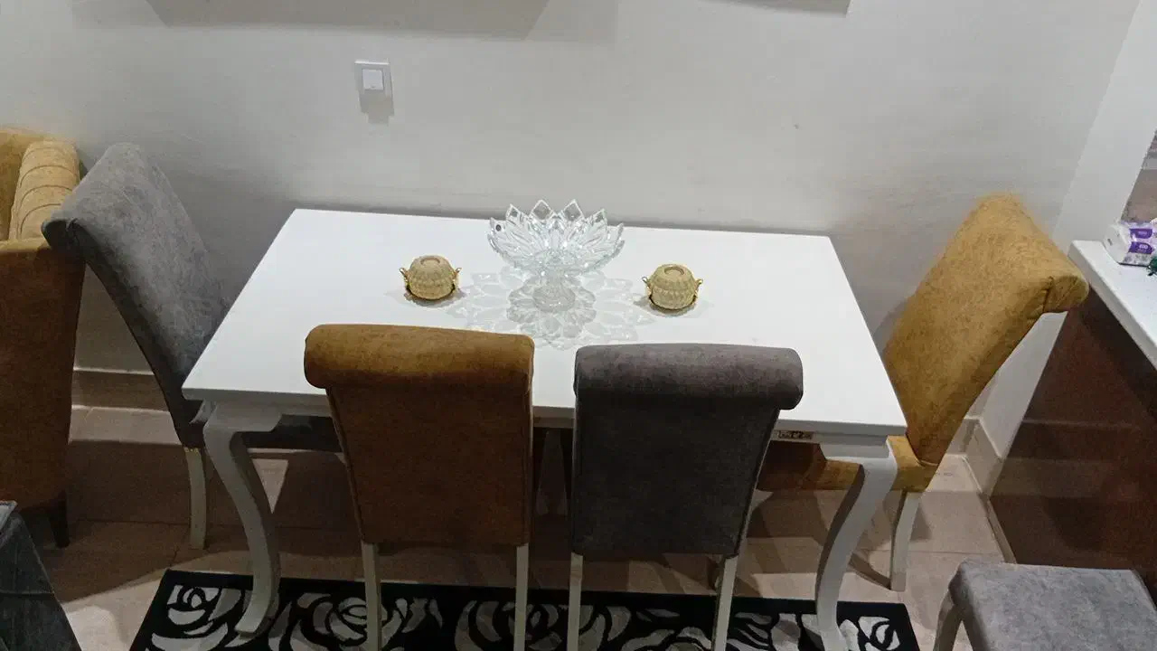 مبل هشت نفره و نهار خوری شش نفره|مبلمان خانگی و میز عسلی|سنندج, |دیوار