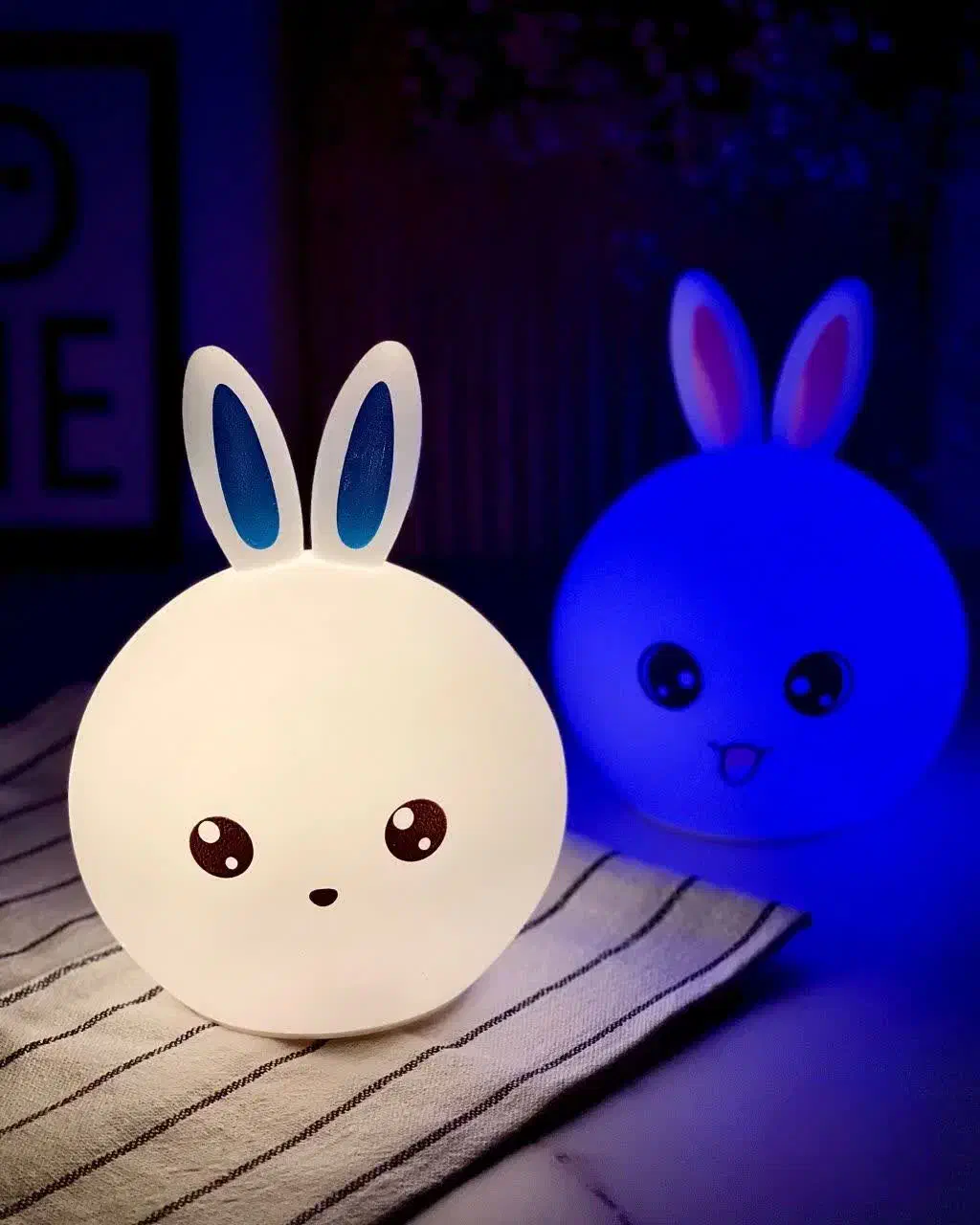 چراغ خواب سیلیکونی خرگوشی (ارسال رایگان)|چراغ خواب و آباژور|قم, دروازه ری|دیوار