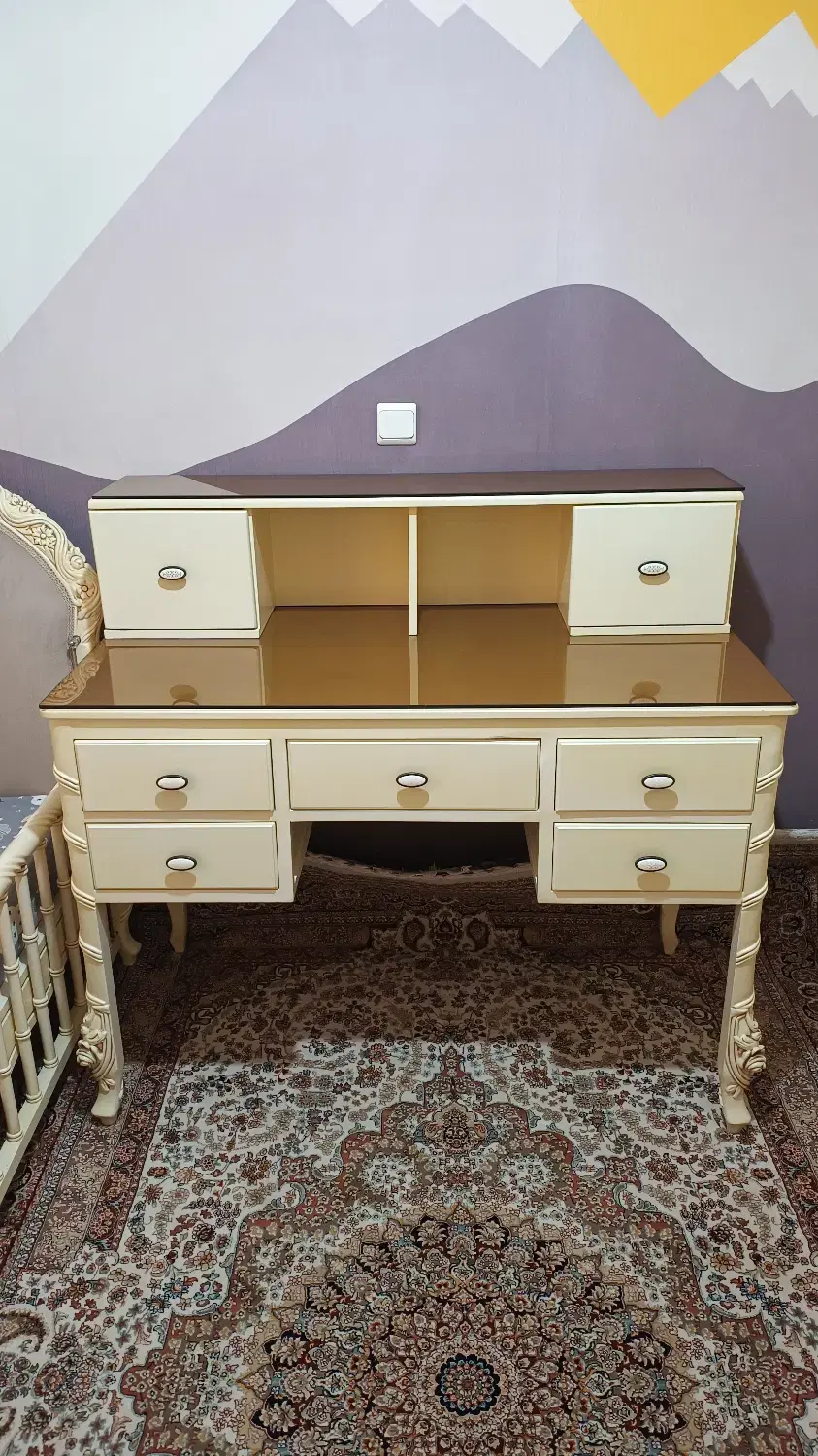 تخت کودک و نوجوان ، کتابخانه ،میز تحریر ،کمد لباس|تخت و سرویس خواب|تهران, آزادشهر|دیوار