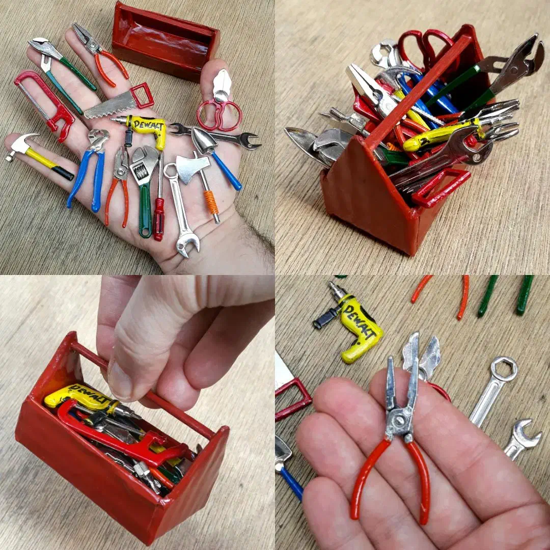 ماکت جعبه ابزار با 15 عدد ابزار کاملا فلزی  زیبا|اسباب‌‌بازی|تهران, امین حضور|دیوار