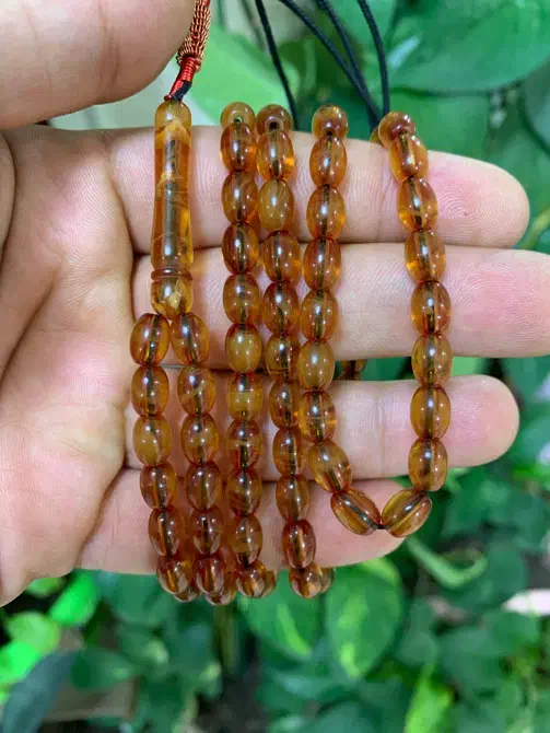 تسبیح کهربا و سندلوس ۱۰۱ عددی|جواهرات|کرمانشاه, |دیوار