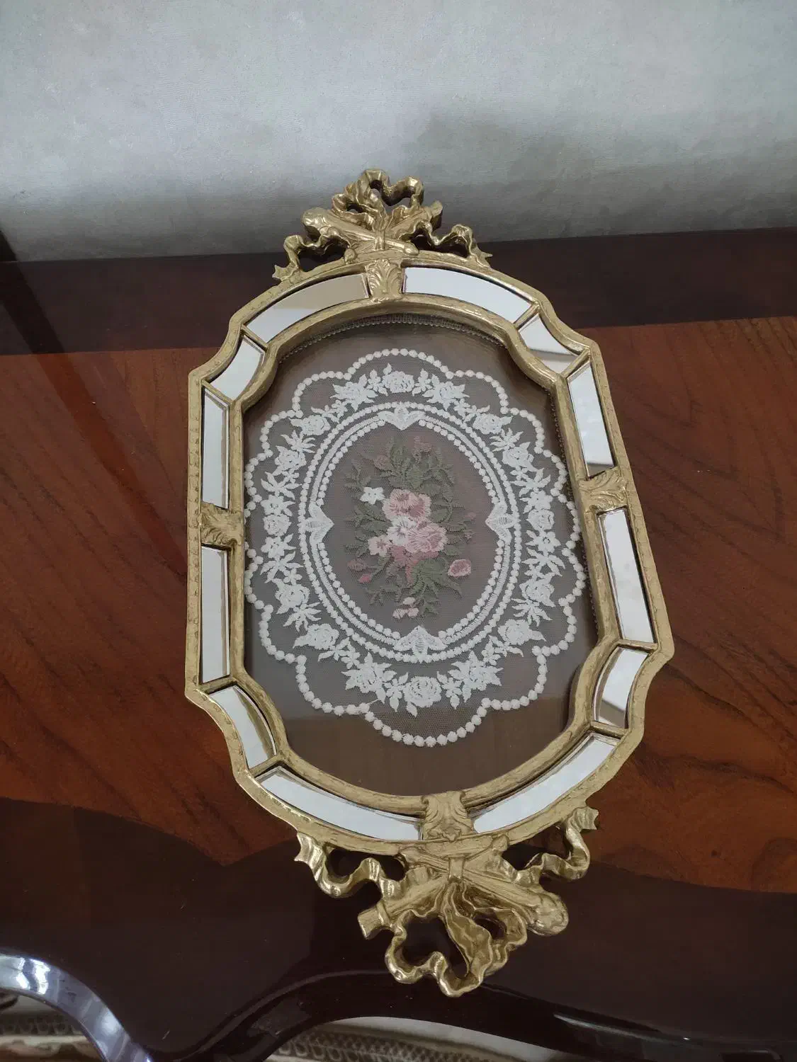 سینی|صنایع دستی و سایر لوازم تزئینی|اصفهان, درب کوشک|دیوار