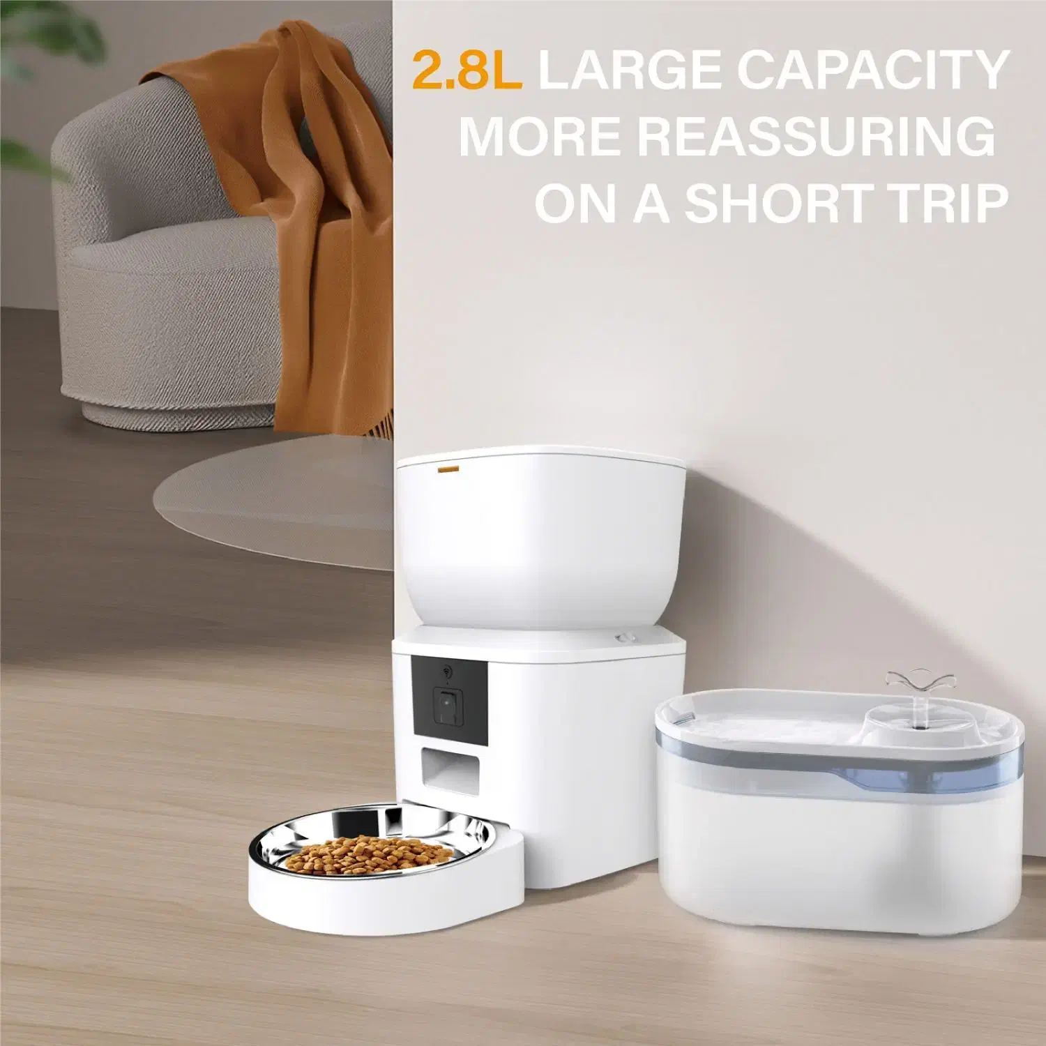 ظرف غذا و ظرف آب اتوماتیک گربه و سگ|لوازم جانبی حیوانات|قدس, شهرقدس|دیوار