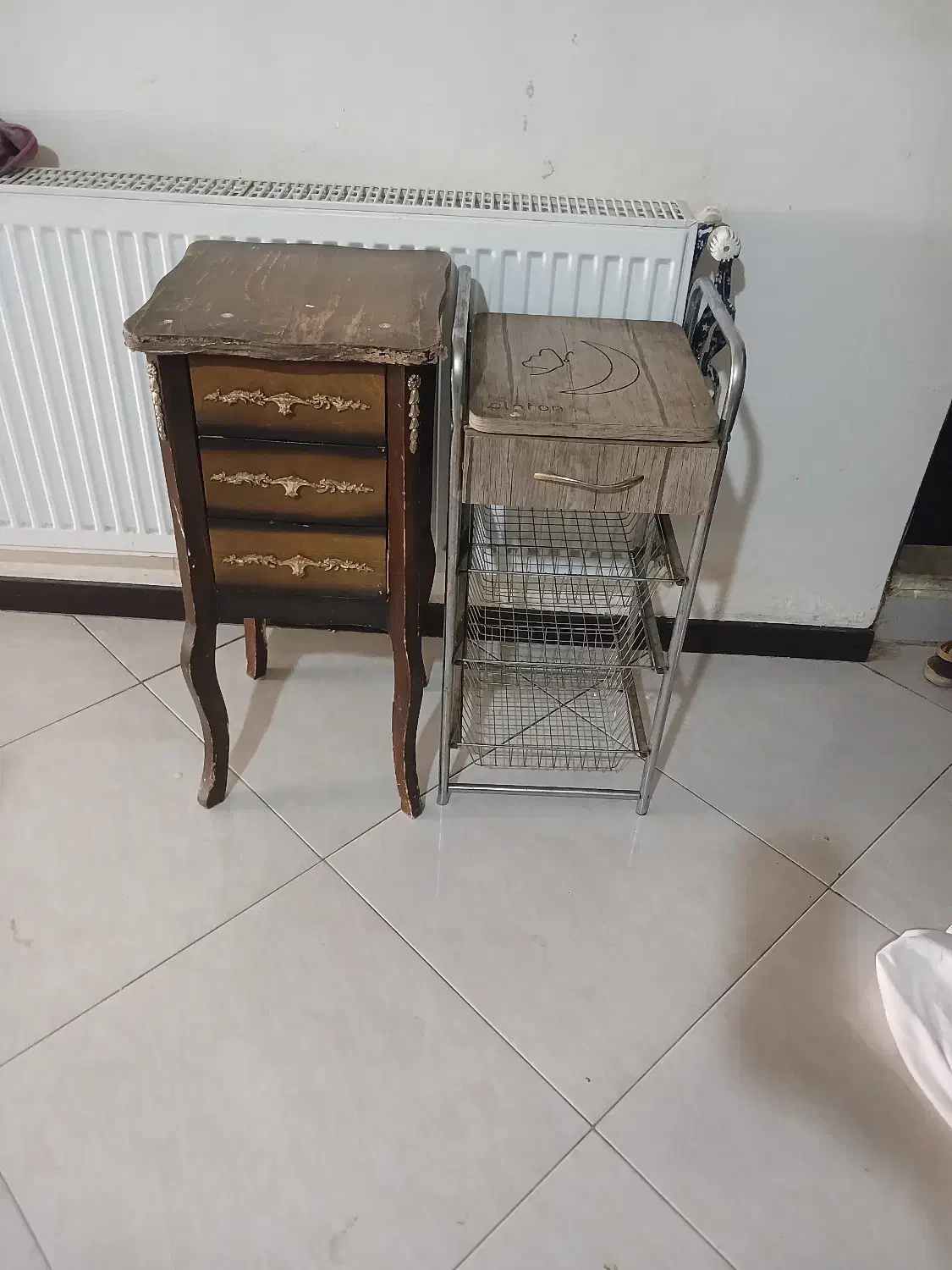 سبد سیب زمینی میز تلفن وکمد لباس|میز تلفن|مشهد, صیاد شیرازی|دیوار