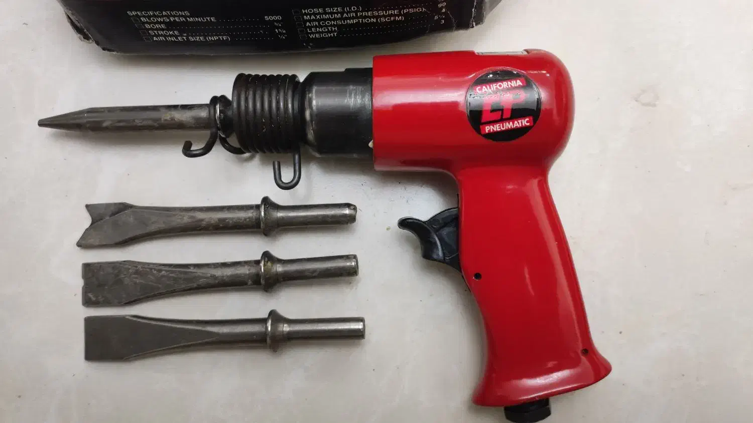 چکش بادی کالیفرنیا پنوماتیک تایوانی سفارش امریکا|ابزارآلات|اصفهان, فیض|دیوار