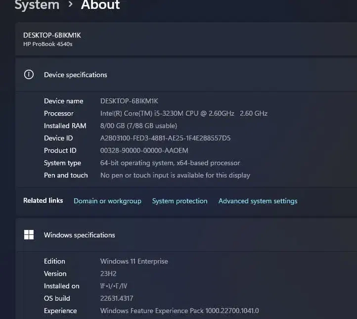 لب تاپ HP مدل probook 4540s|رایانه همراه|قم, زنبیل آباد|دیوار