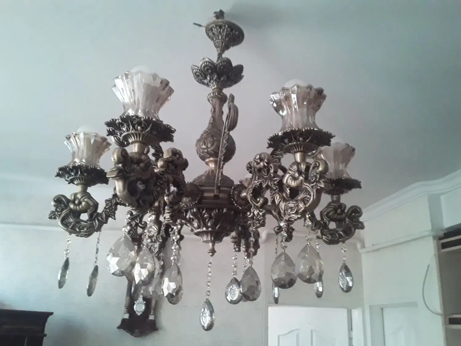 لوستر|لوستر و چراغ آویز|تبریز, |دیوار