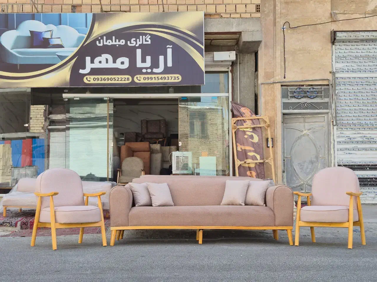 مبل z چوبکار راحتی ۷ و ۸ نفره|مبلمان خانگی و میز عسلی|کرج, محمد آباد|دیوار