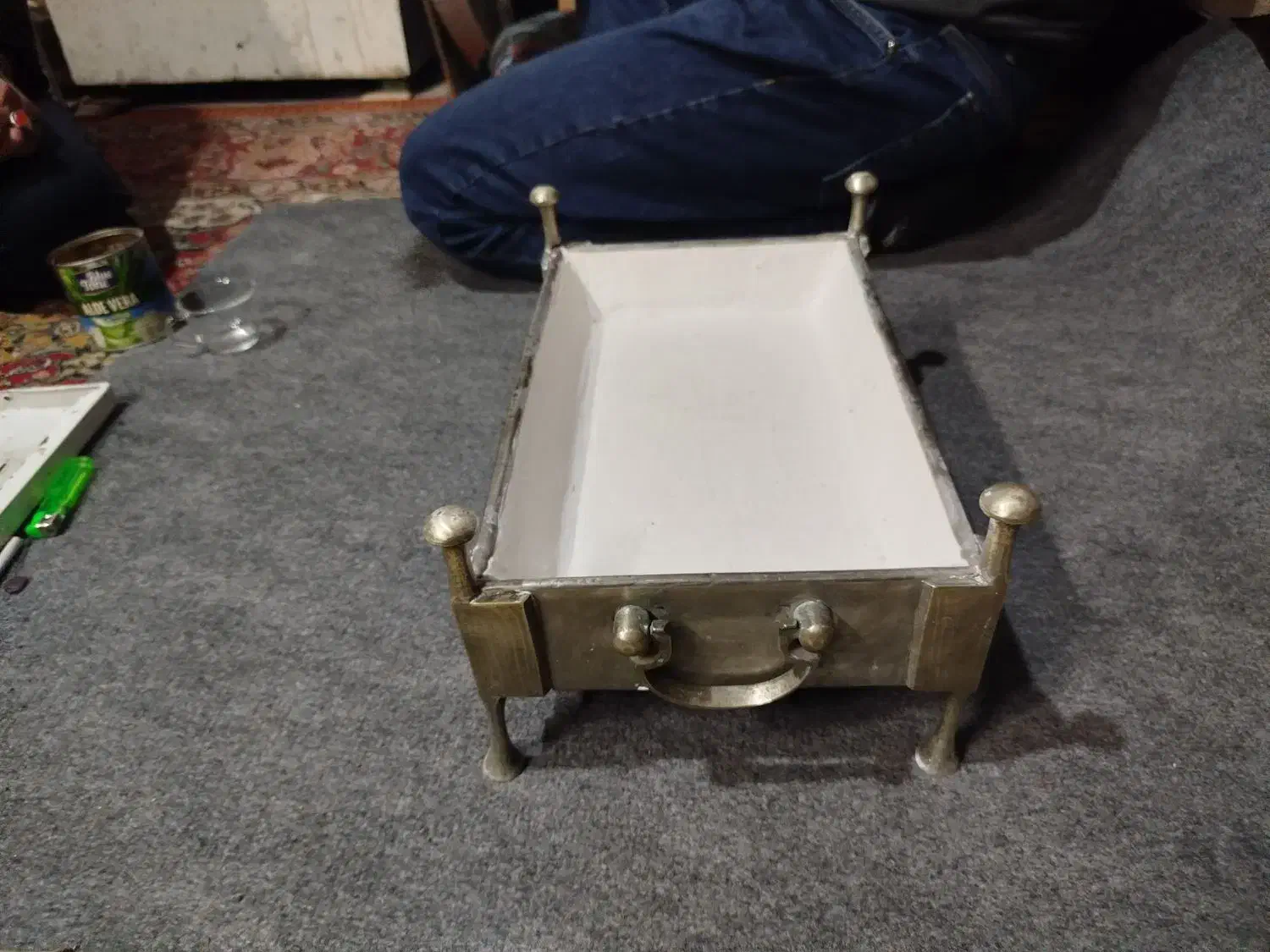 منقل برنزی قدیمی|کلکسیون اشیاء عتیقه|مرودشت, ابوذر شمالی|دیوار