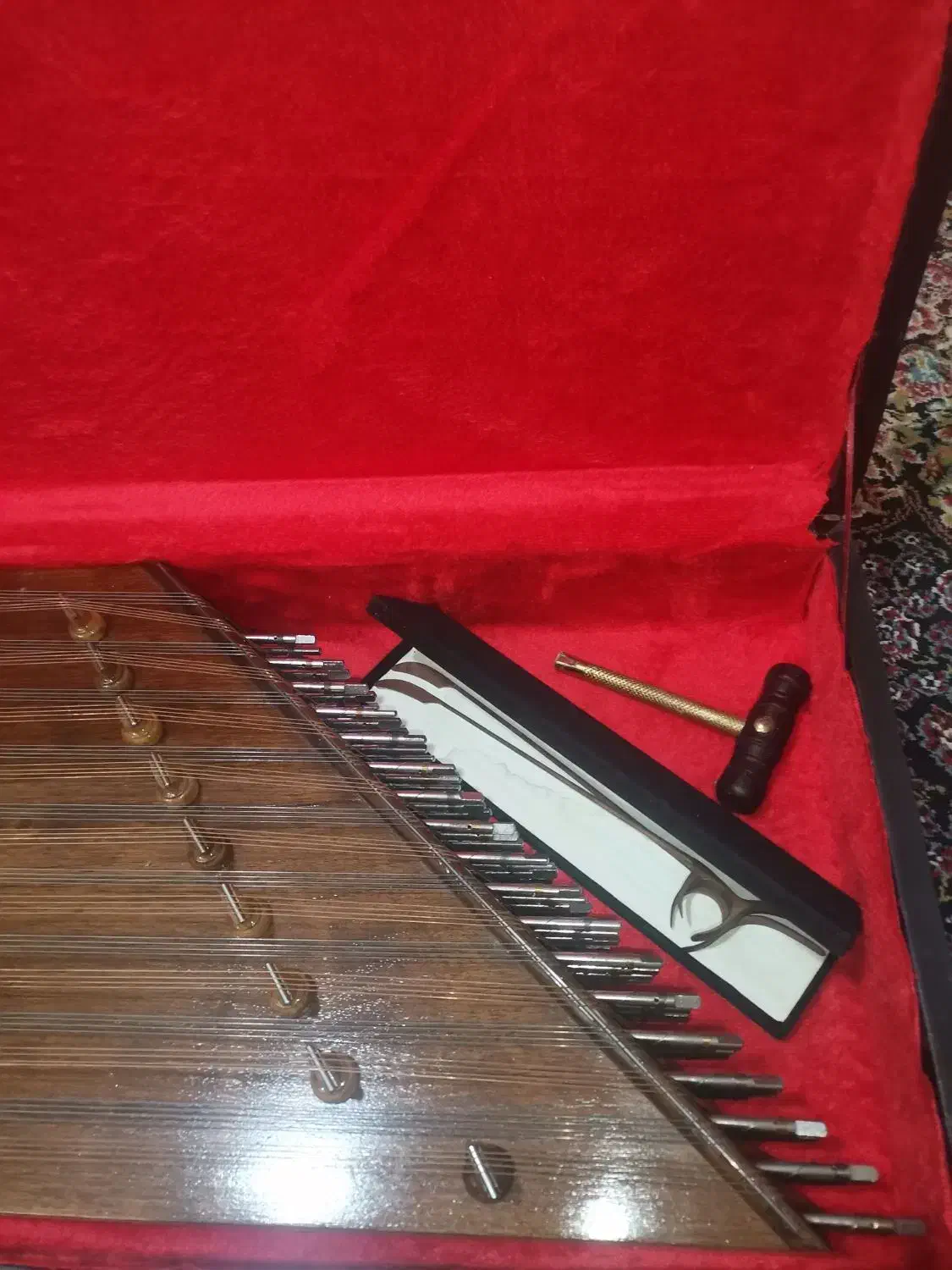 سنتور نو و استفاده نشده با وسایل کامل|سازهای سنتی|قائم‌شهر, |دیوار