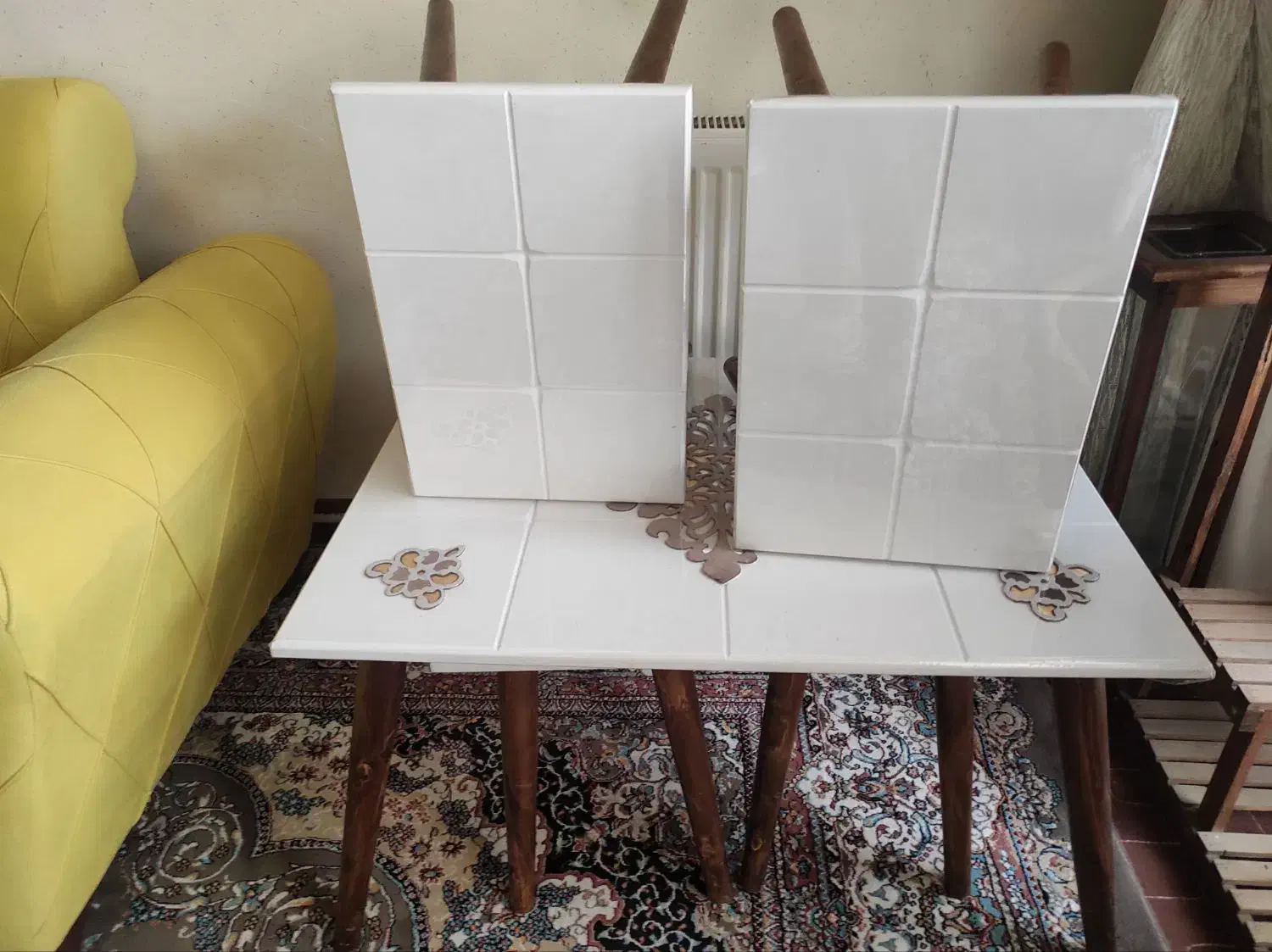 مبلمان ۷ نفره شرکتی و میز عسلی|مبلمان خانگی و میز عسلی|فولادشهر, A3|دیوار