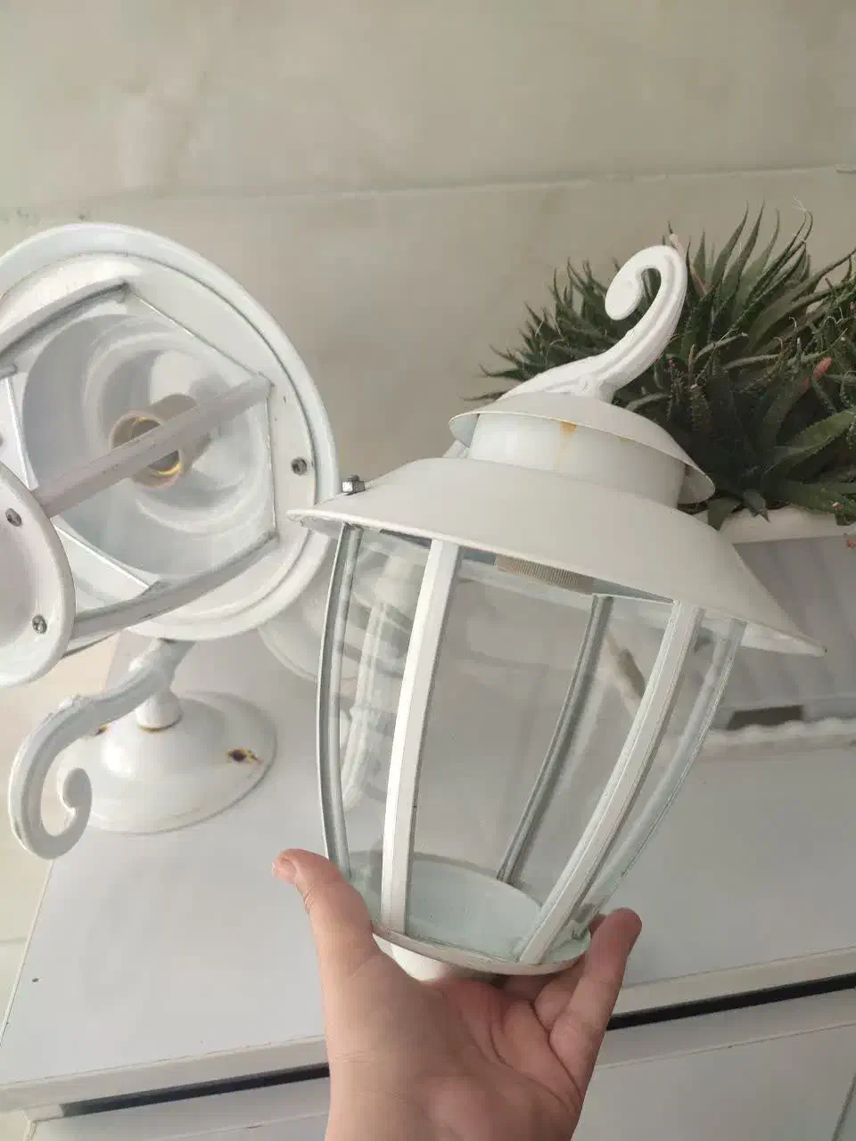 حباب فلزی|لوستر و چراغ آویز|قروه, |دیوار