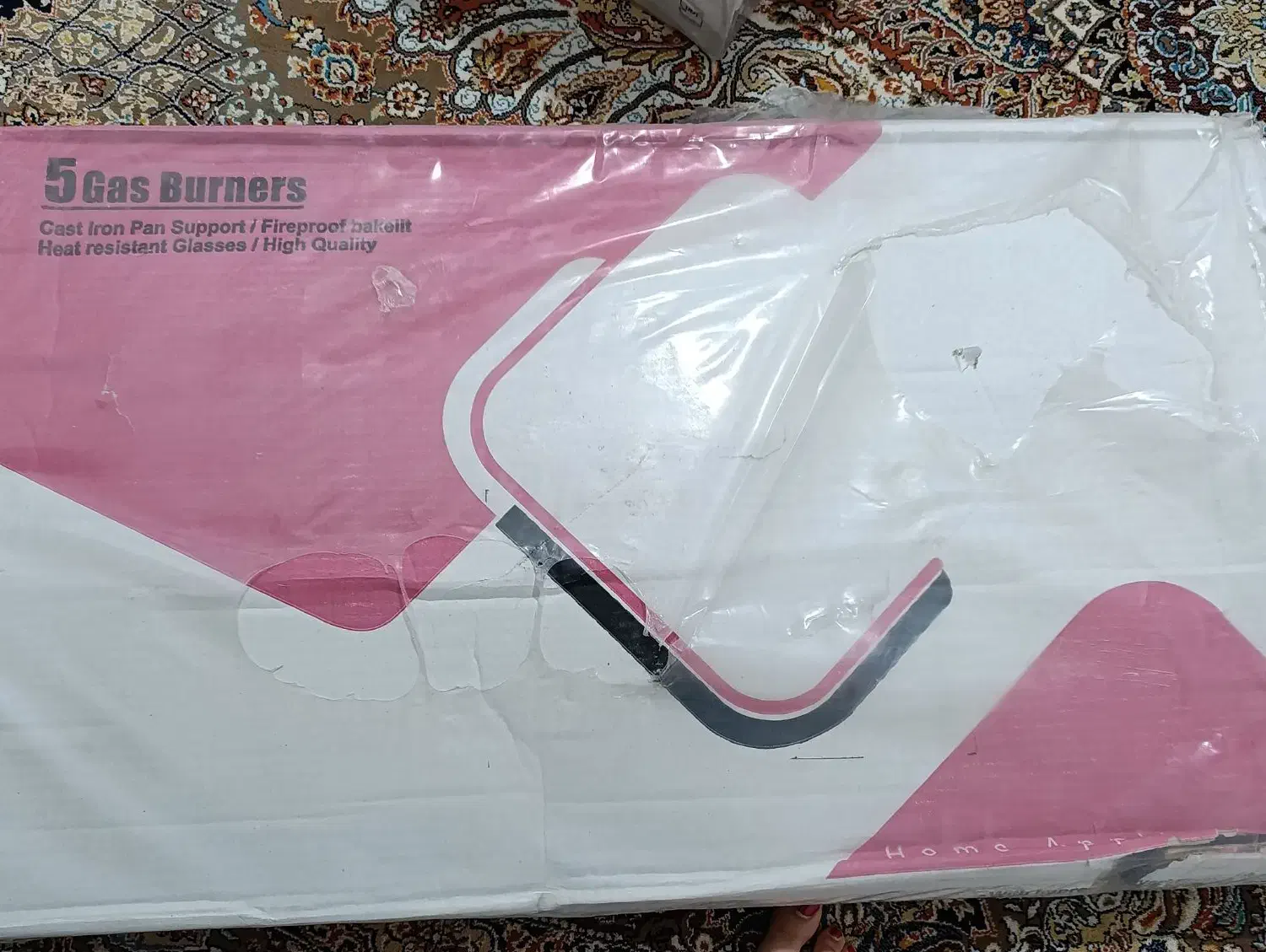 گاز رومیزی صفحه شیشه اصل|اجاق گاز و لوازم برقی پخت‌وپز|مهاباد (آذربایجان غربی), |دیوار