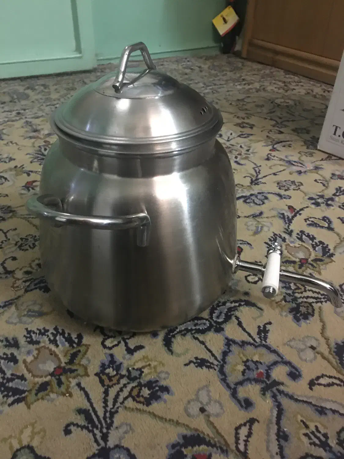 کتری استیل TGH|قوری، کتری، قهوهساز دستی|تهران, چوب تراش|دیوار