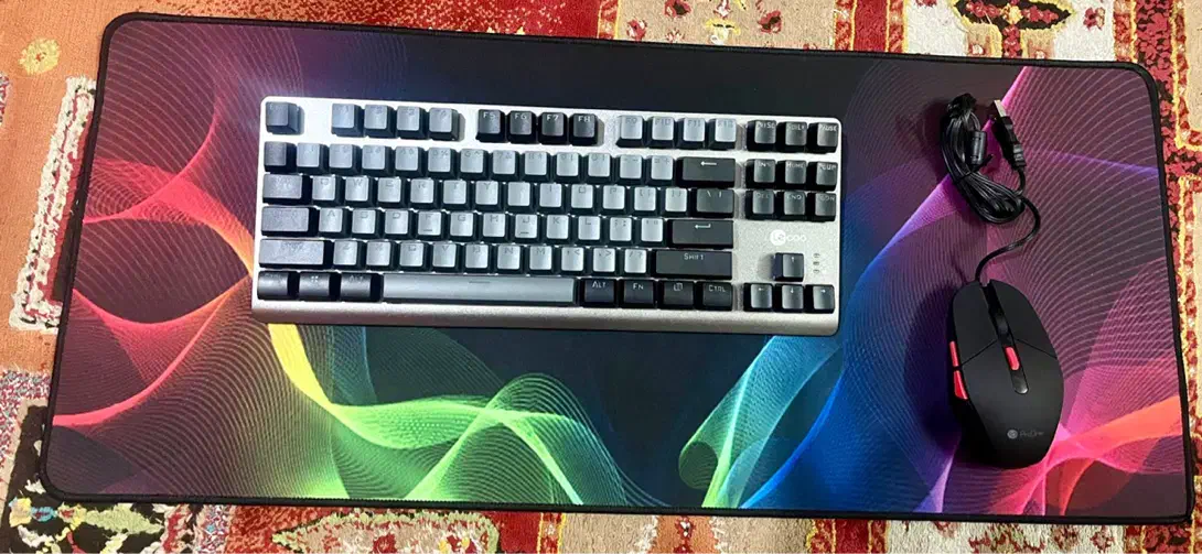 کیبورد و موس گیمینگ مکانیکال آکبند|قطعات و لوازم جانبی رایانه|تهران, دردشت|دیوار